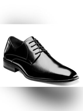 Stacy Adams Black Patent Leather Derby Shoe Size 12